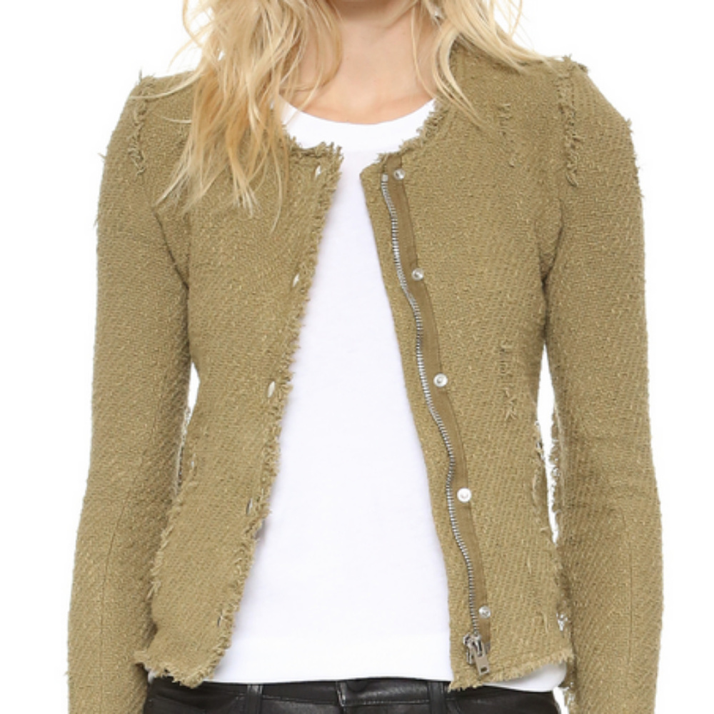 IRO Agnette Jacket in Green Size 40/S